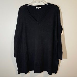 BB Dakota by Steve Madden Vneck Black Sweater S